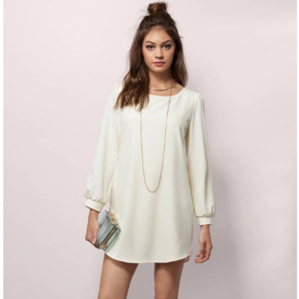 Tobi Sippin' Cosmos Ivory Shift Dress